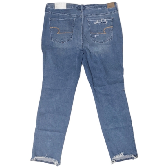 American Eagle Super Hi-Rise Jegging Distressed 22 - Picture 2 of 11